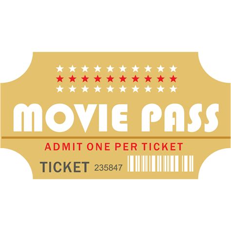 Printable Movie Tickets